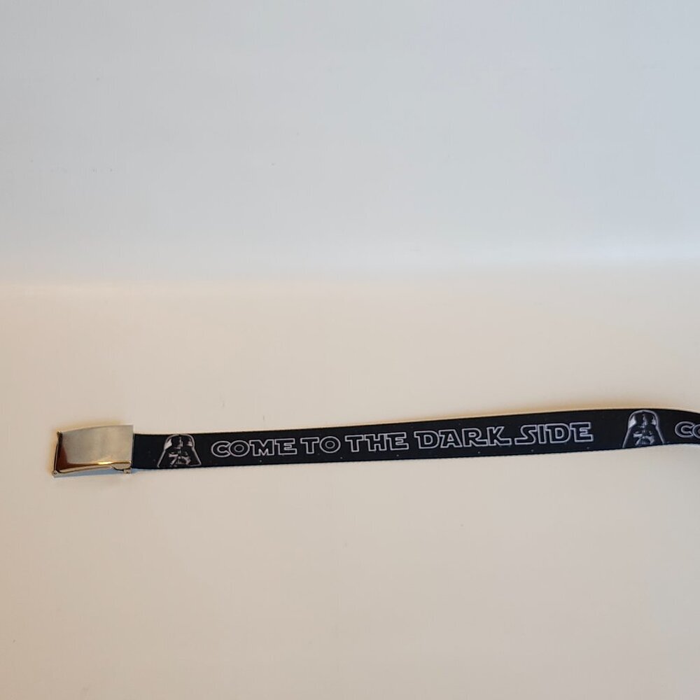 BUCKLE DOWN STAR WARS BELT 'COME TO THE DARK SIDE' One Size Fits Most - Picture 7 of 7